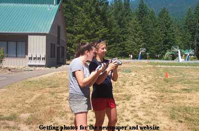 Getting photos for the newspaper and website