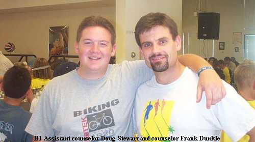 B1 Assistant counselor Doug Stewart and counselor Frank Dunkle