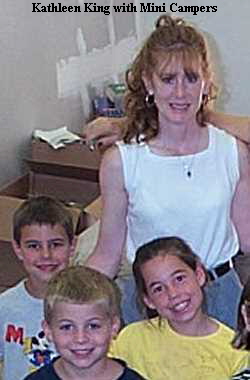 Kathleen King with Mini Campers